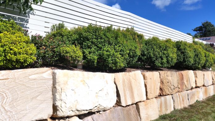 Sandstone Retaining Walls Brisbane